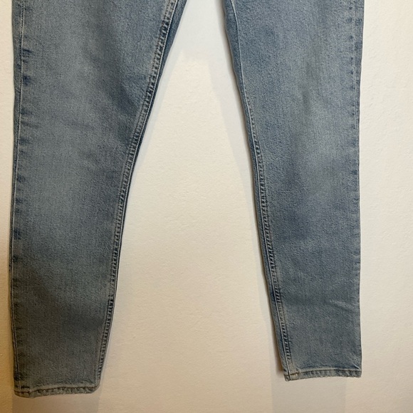 Agolde Nico High Rise Button Fly Slim Fit Jeans Size 23 - Picture 4 of 16